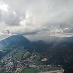 Flugwegposition um 15:07:30: Aufgenommen in der Nähe von Hafning bei Trofaiach, Österreich in 1787 Meter